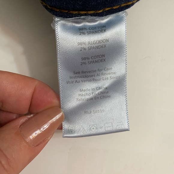 STS Blue Taylor Straight Leg Distressed Raw-Hem Embroidered Denim Jean Women 32 - Picture 8 of 11